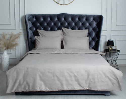 Простыня Страйп-сатин на резинке Винтаж